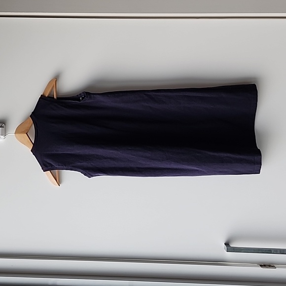 Vintage DKNY Jeans Zip Cotton Blend Tank Shift Dress - Picture 6 of 6